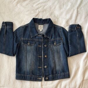 The Children’s Place Blue Jean Jacket - Size: XL, 14